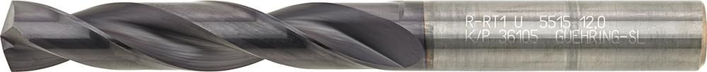 Spiralbohrer SL WN VHM FIRE Schaft 6537-HA 5xD 7,20mm GÜHRING