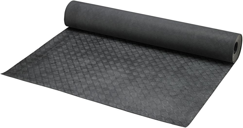 Hammerschlagmatte PRO, NR/SBR, schwarz, 3mm, 1400mm 10m FORTIS