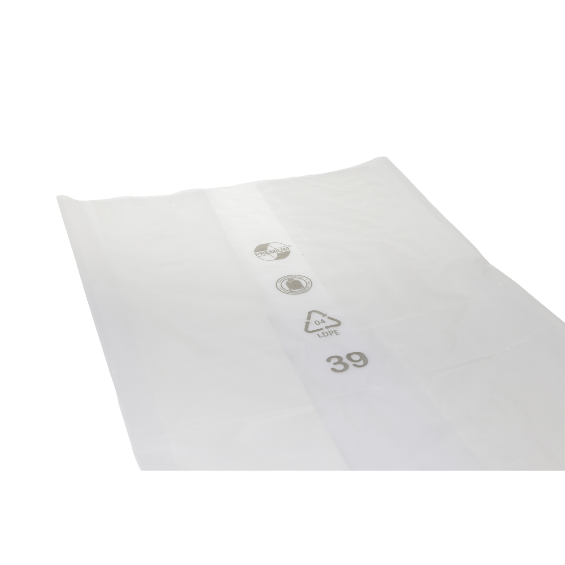 PREMIUM Müllsäcke 99034, 80 µm, transparent