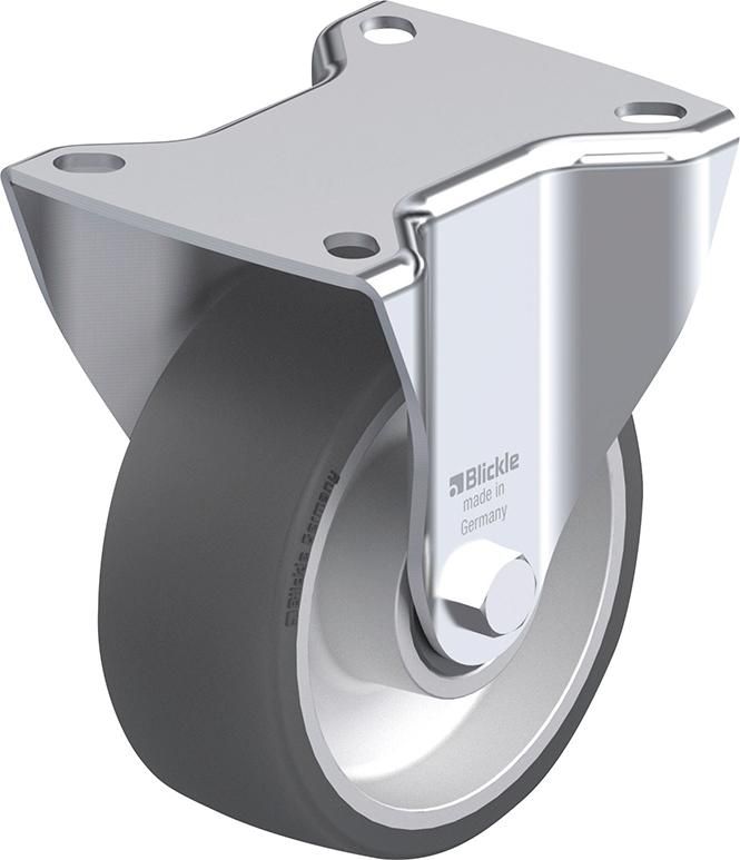 Bockrolle Rad-D100mm Gummi B-ALSI 100G