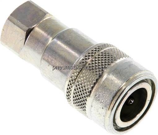 Hydraulikkupplung ISO 7241-1B, Muffe, G 1/8"(IG), Stahl