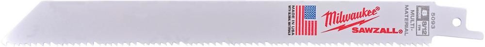 Säbelsägeblatt 200x3,2/2,1mm Milwaukee VE à 5 Stück General Purpose, flexibel