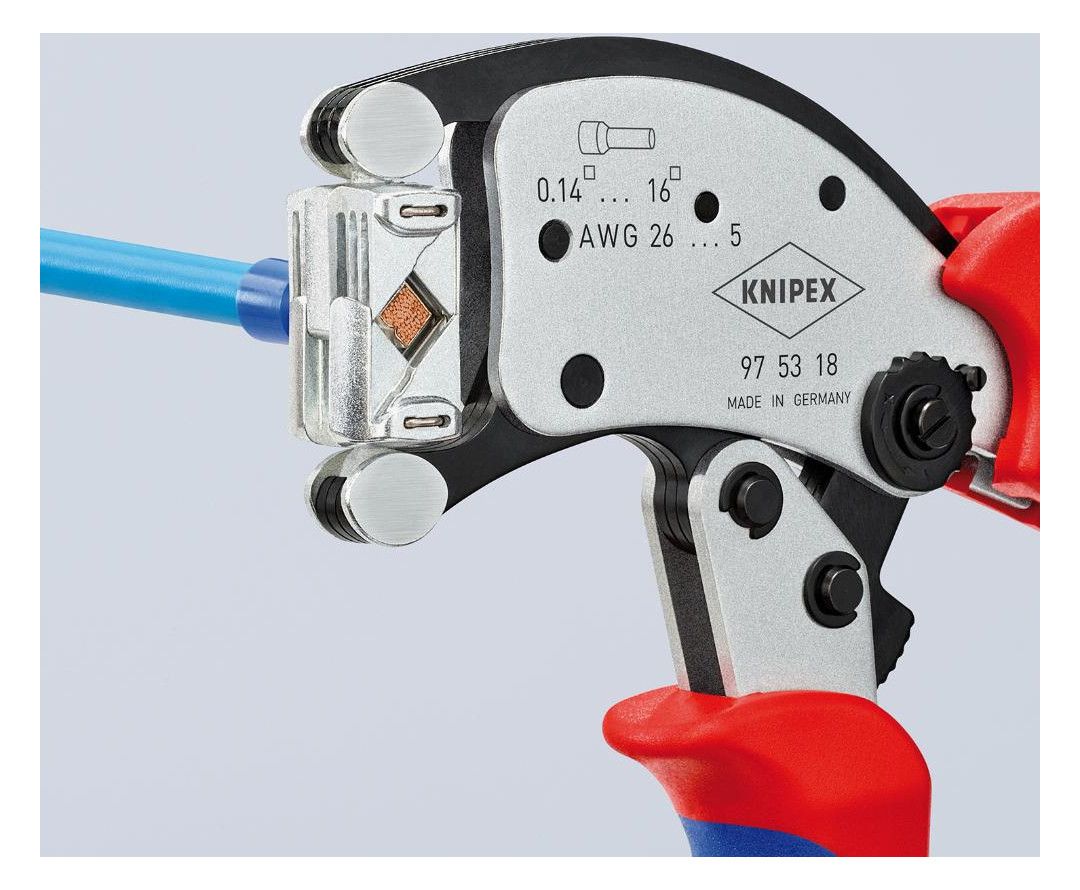 KNIPEX Aderendhülsen-Crimpzange