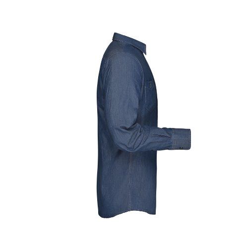 James & Nicholson JN629 Herren-Hemd, Blau (dden), Gr. L
