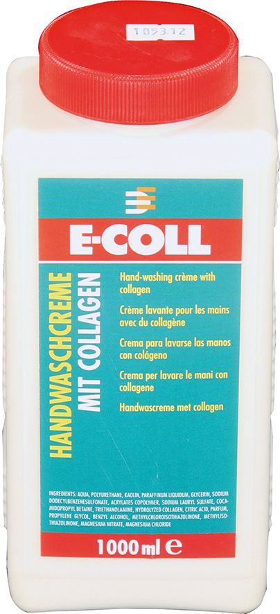 E-Coll Handwaschcreme, 1 l/Flasche,