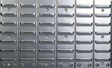 Metallschlitzwand für Sichtlagerkasten Gr.1-4 B630xT15xH380 mm