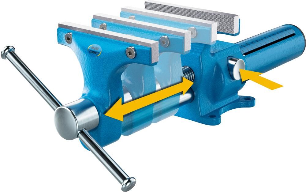 Schraubstock Compact 120mm BROCKHAUS