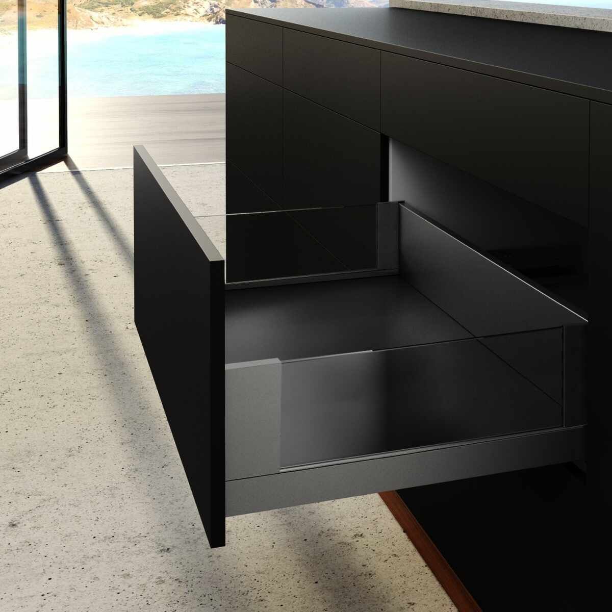 Inlayzarge Set li/re silber 400 187