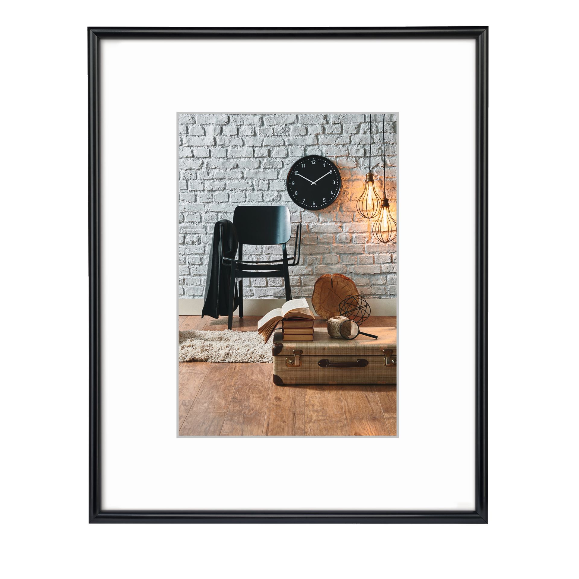 Bilderrahmen Sevilla 21x29,7cm Kunststoff schwarz