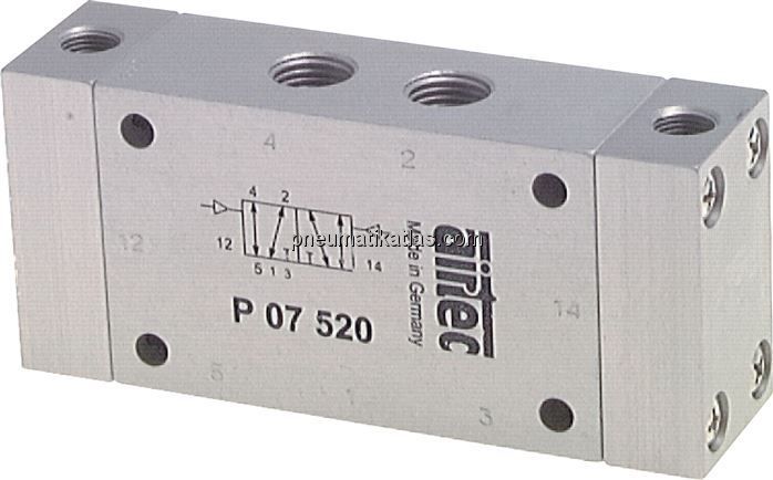 5/2-Wege Pneumatikimpulsventil, G 1/8"