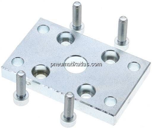 Flanschbefestigung f. Kompaktzylinder 32 mm