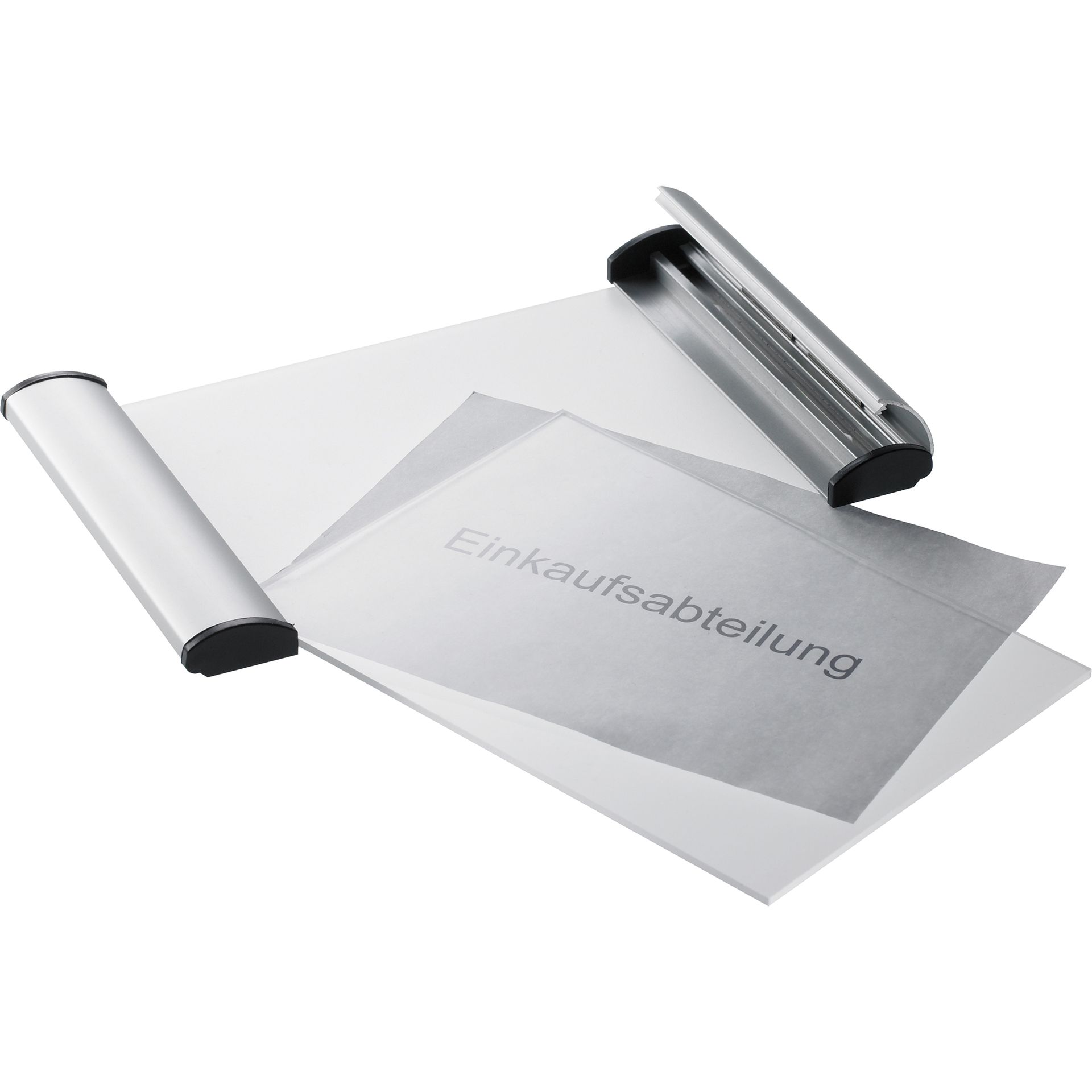 Türschild 18x11cm Alu-Klapprahmen