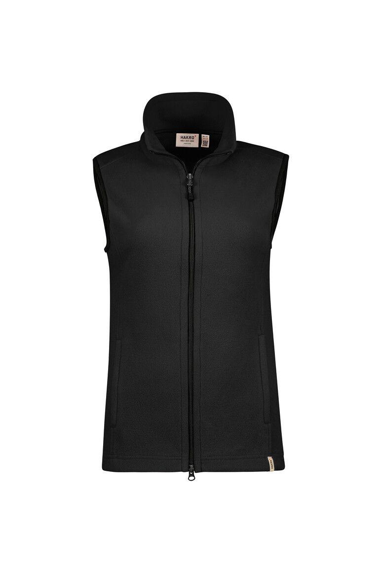 HAKRO Damen Fleeceweste ECO schwarz, S