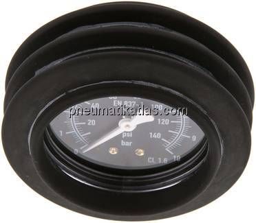 Manometer f. HRF 63mm, 0 - 10 bar, G 1/4"