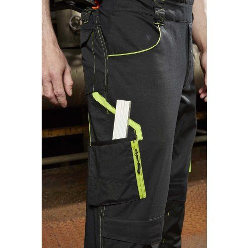 FORTIS H-Latzhose 24, blau/rot,Gr.54