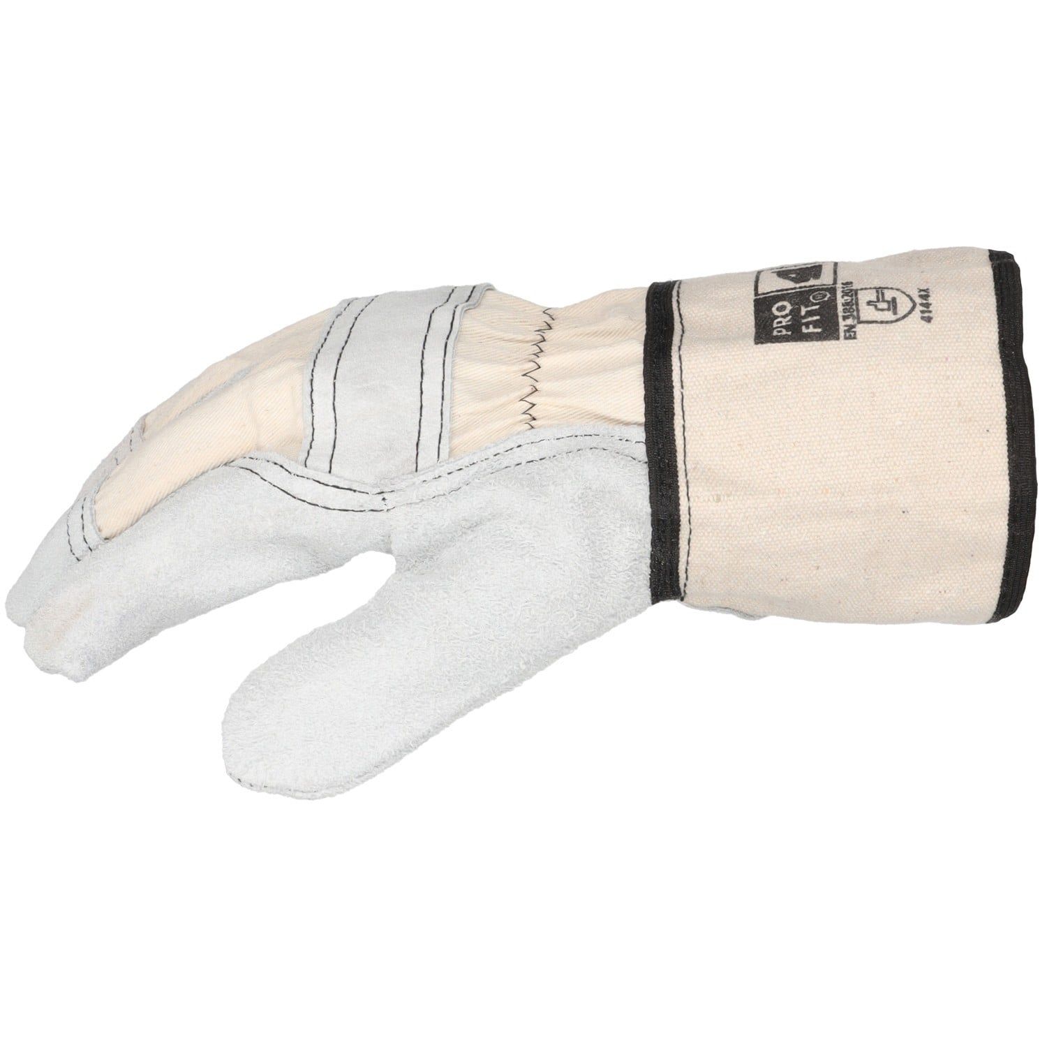 Rindspalt Leder Arbeitshandschuhe,"Friese", natur 10