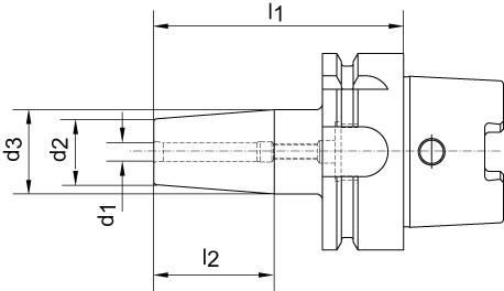 Schrumpffutter DIN69863A A100 8,0x85mm HAIMER