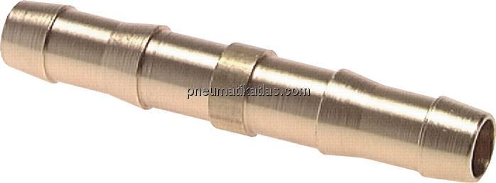 Schlauchverbindungsrohr DIN EN 560, 6 (1/4")mm-6 (1/4")mm, Messing