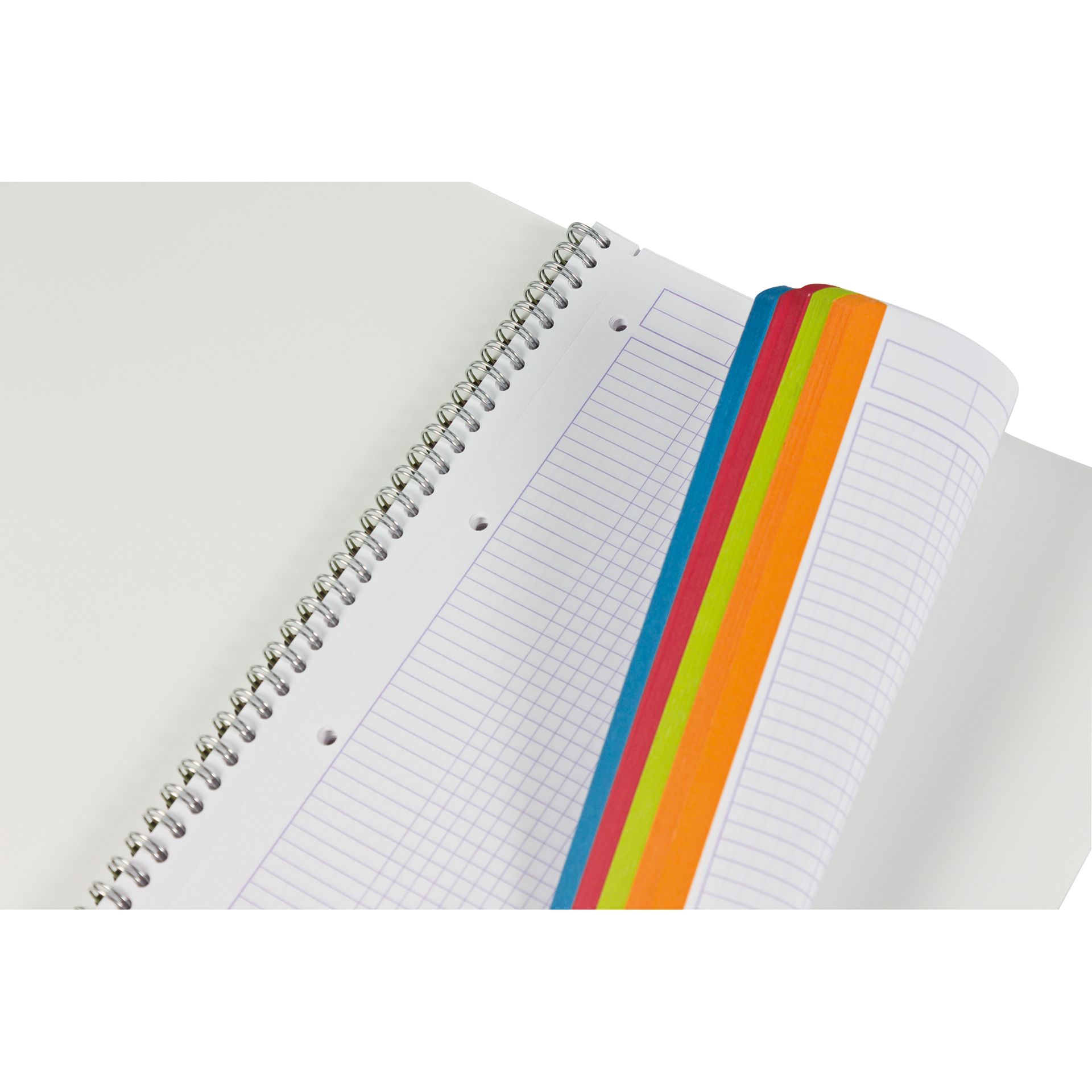 Meetingbook DIN A4 4fach gelocht 90g/qm schwarz
