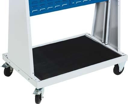 Gummimatte B1000xT650 mm für Bodenwanne Rackplus mobil