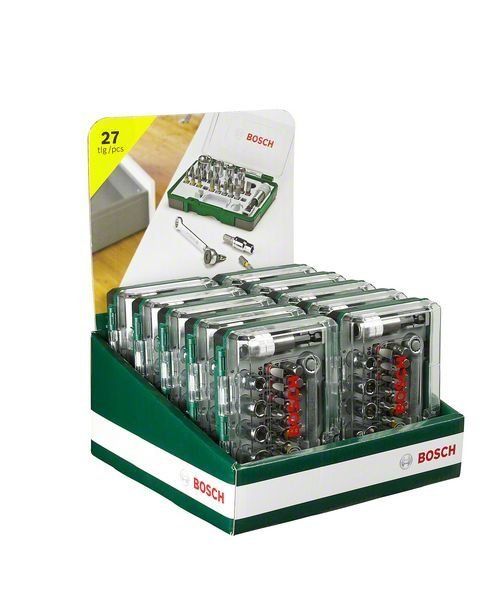 Bosch Schrauberbit- und Ratschen-Set, 27-teilig