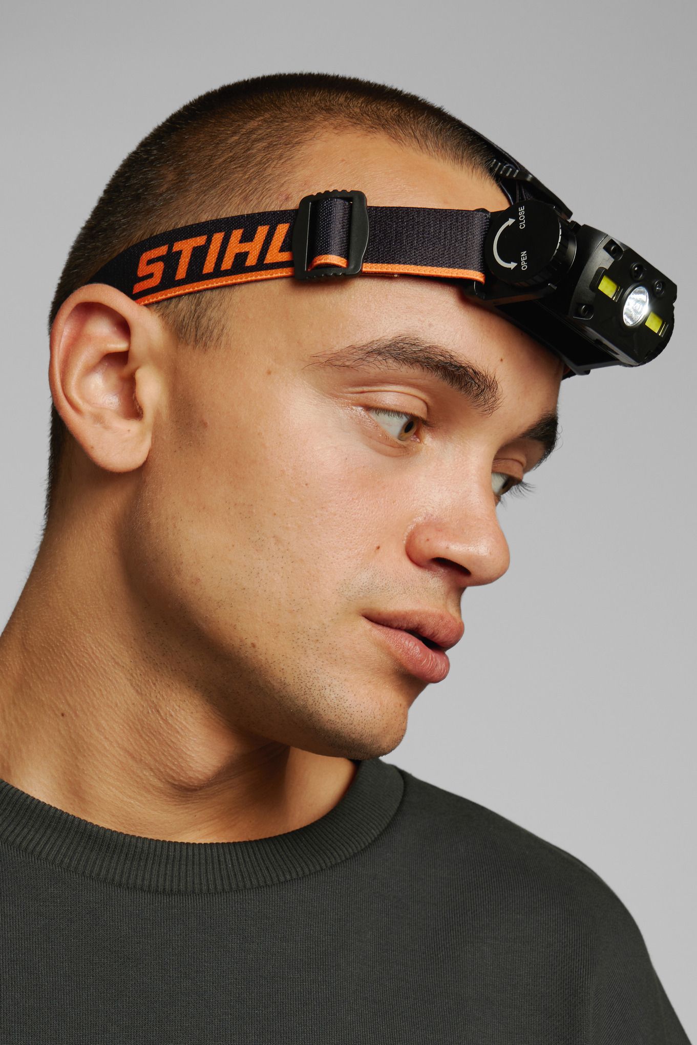STIHL Stirnlampe inklusive Helmhalterung
