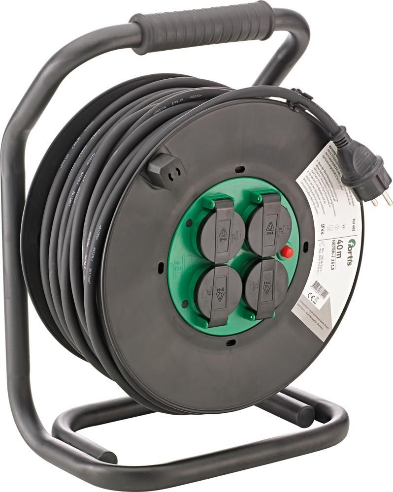Kabeltrommel Kunststoff H07RN-F3G1,5 40 m FORTIS