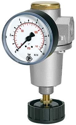 Druckregler BR Standard, G1/2" DN15, BG 2, 0,5-10bar, inkl. Manometer, RIEGLER