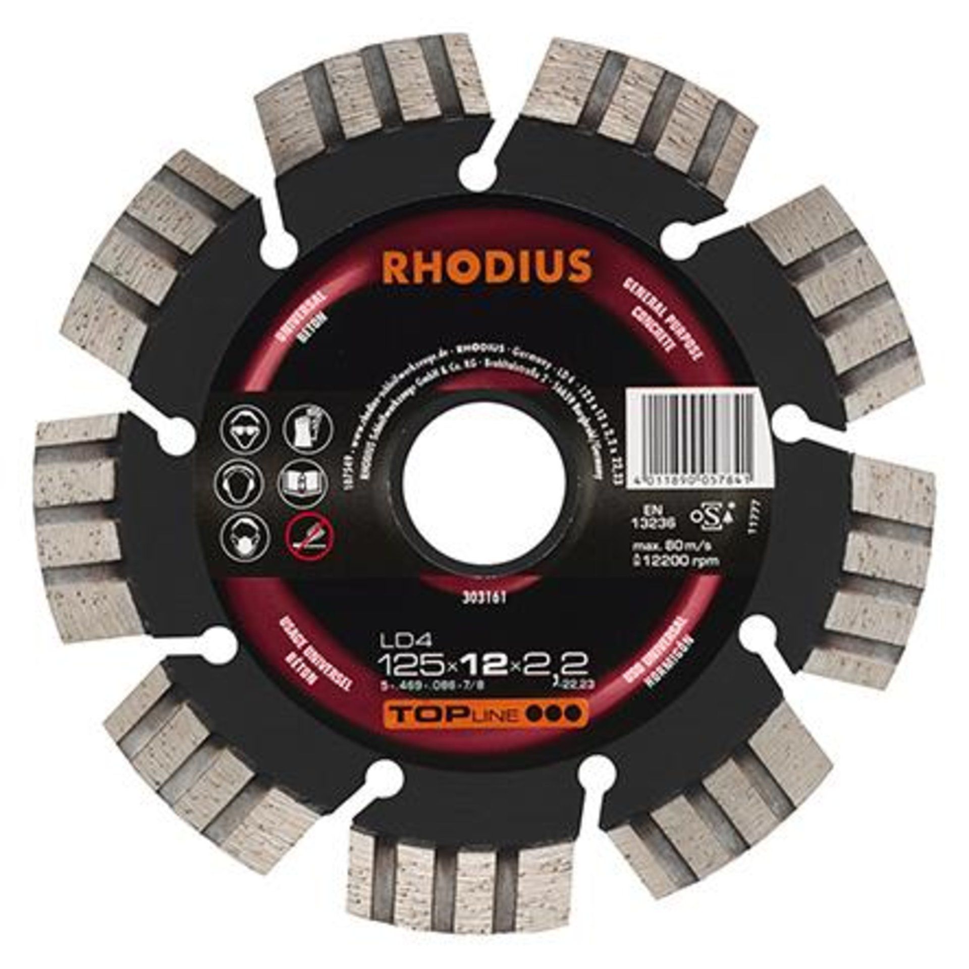 Rhodius Diamanttrennscheibe  LD4