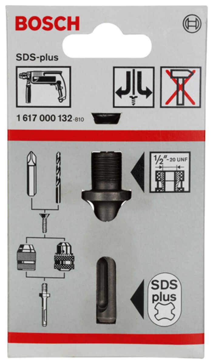 SDS plus-Aufnahmeschaft für Bohrfutter, 1/2-Zoll 20 UNF