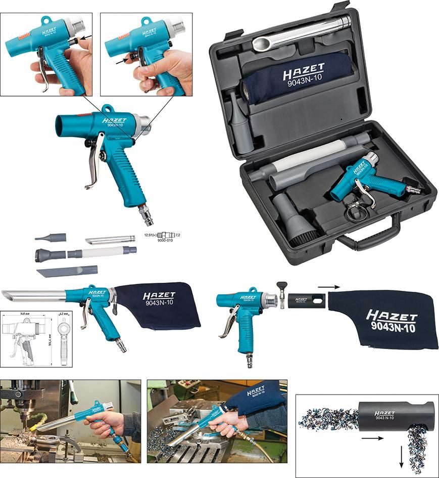 Saug- und Blaspistole 9043N-10 HAZET