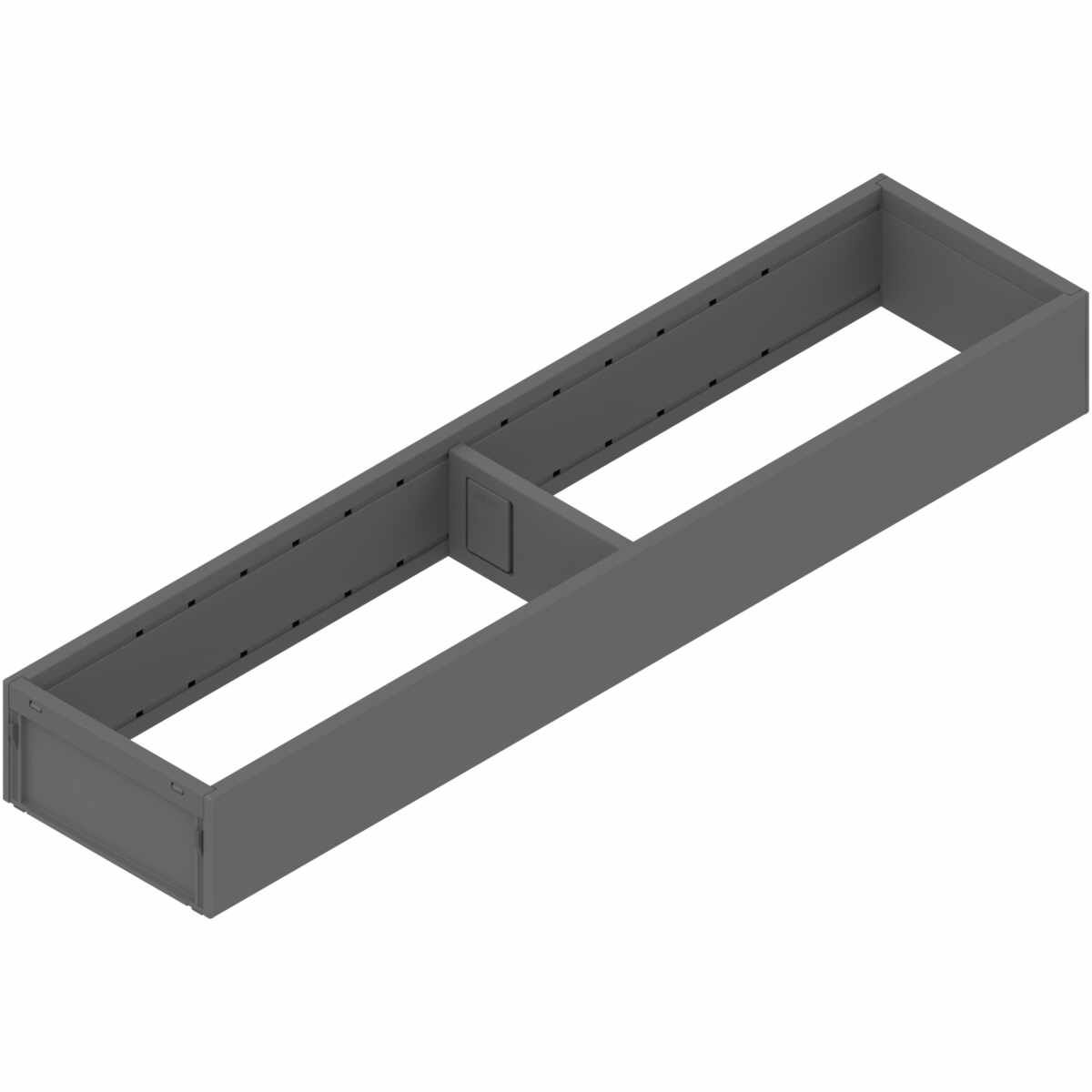 AMBIA-LINE Rahmen, für LEGRABOX/MERIVOBOX Schubkasten, Stahl, NL=450 mm, Breite=100 mm, oriongrau matt