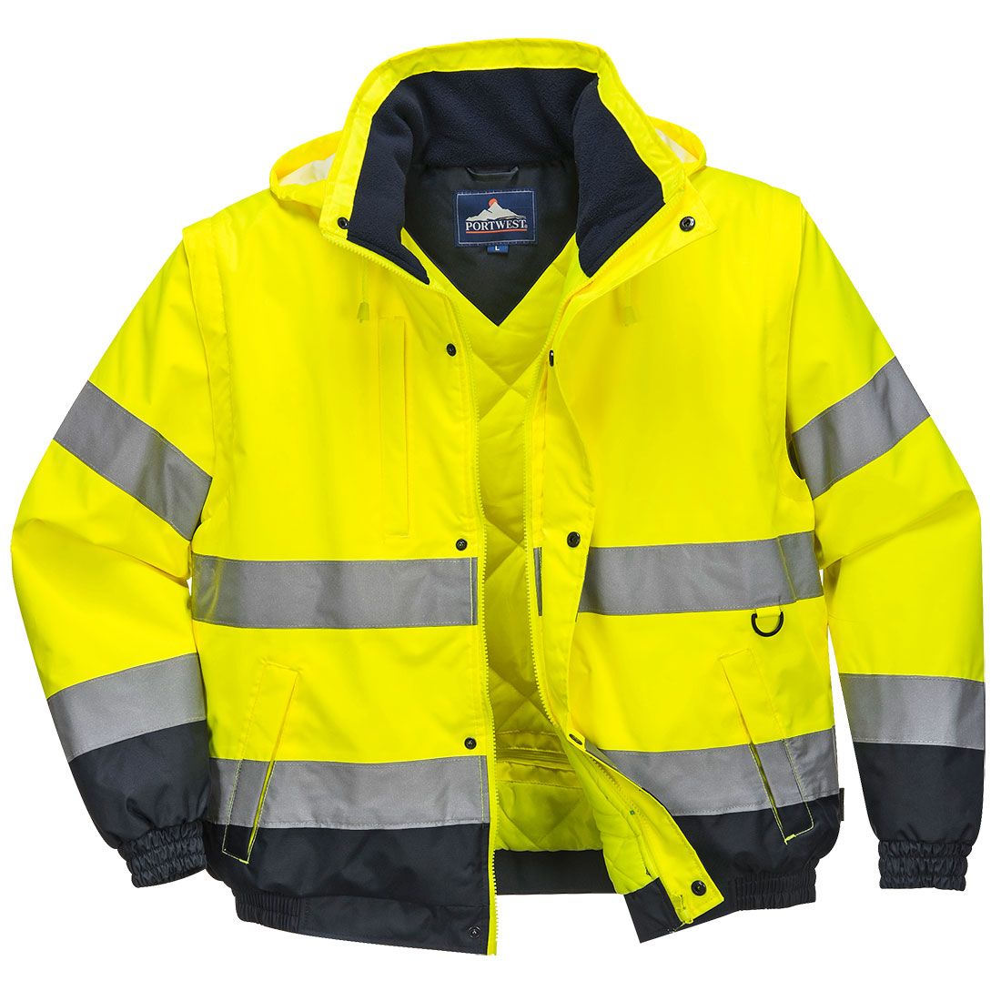 Portwest C468 Warnschutz-Jacke, Gelb, Gr. 2XL