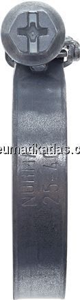 9mm Schlauchschelle 8 - 12mm, Stahl verzinkt (W1) (NORMA)