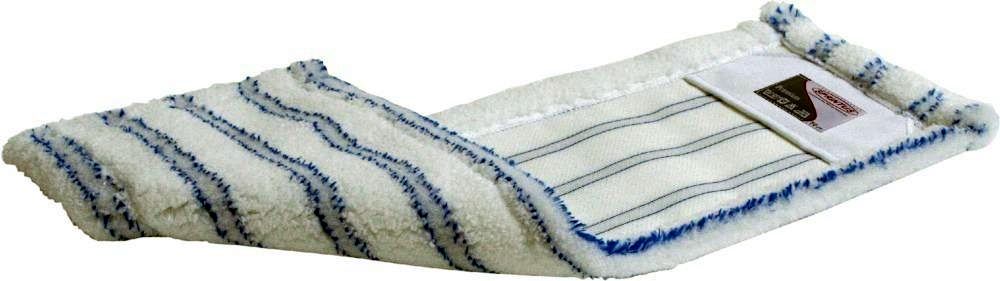 Premium-Mikrofasermopp 50cm, weiß-blau
