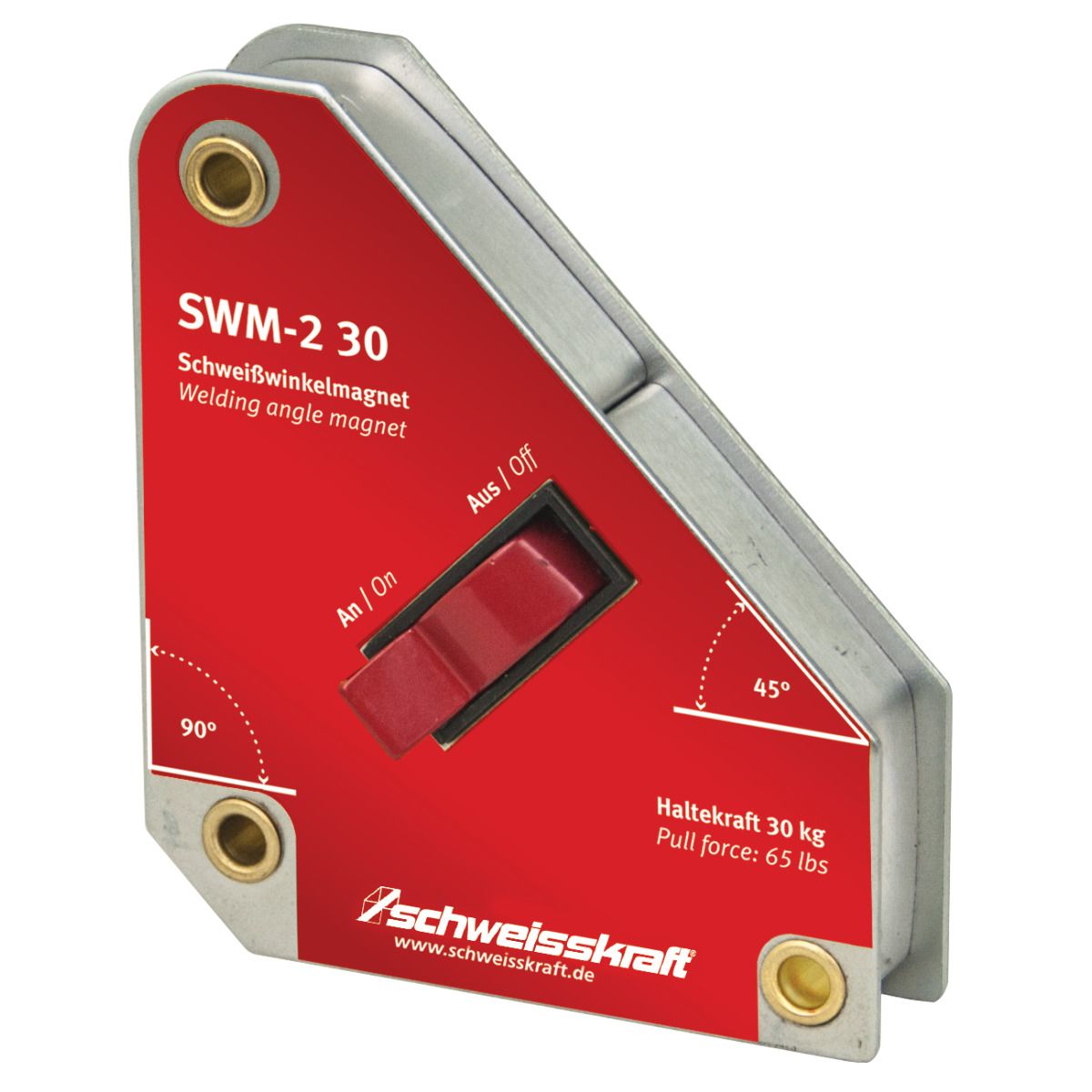 Schaltbarer Schweißwinkelmagnet Schweisskraft SWM-2 30