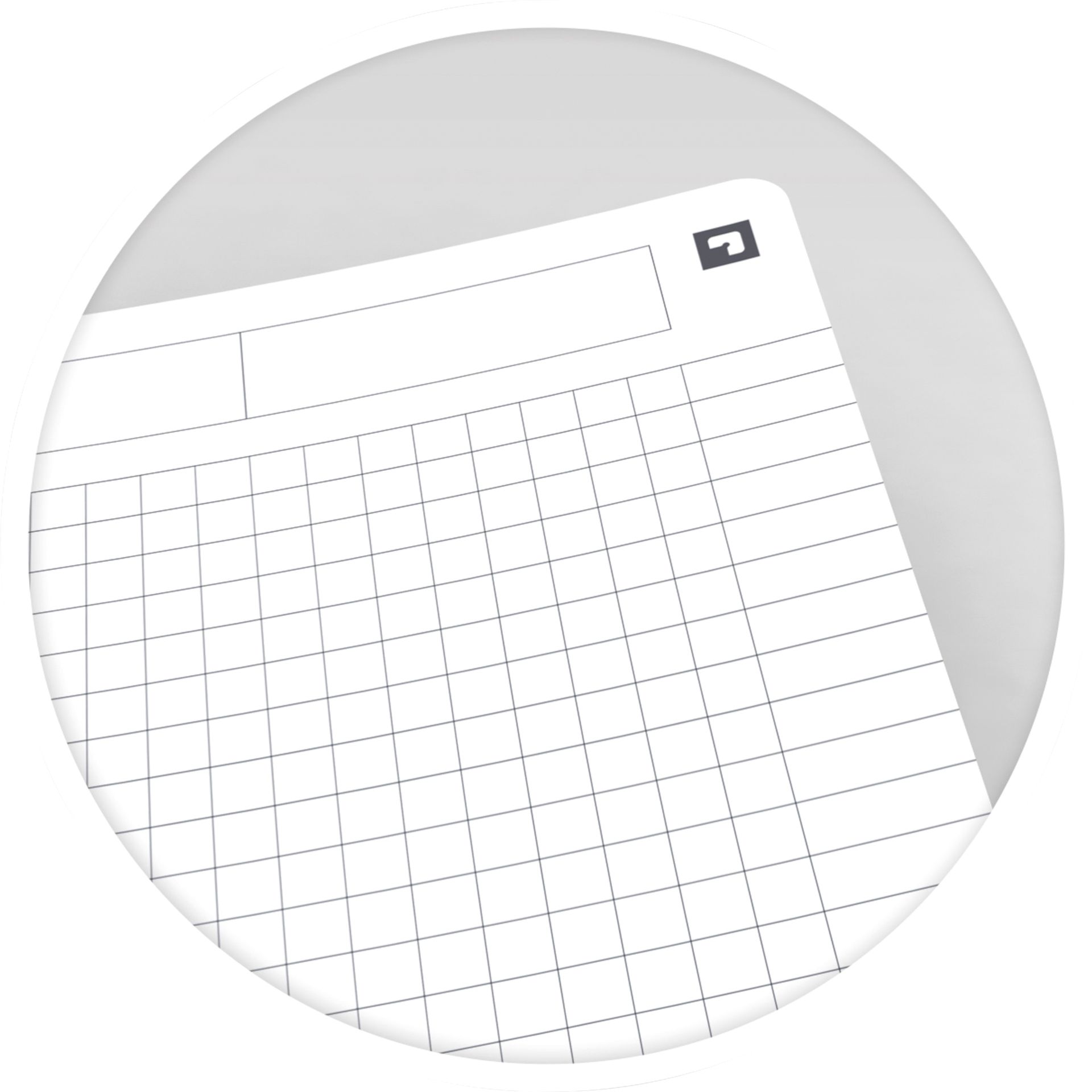 Collegeblock Notebook DIN A4+ kariert 80Blatt