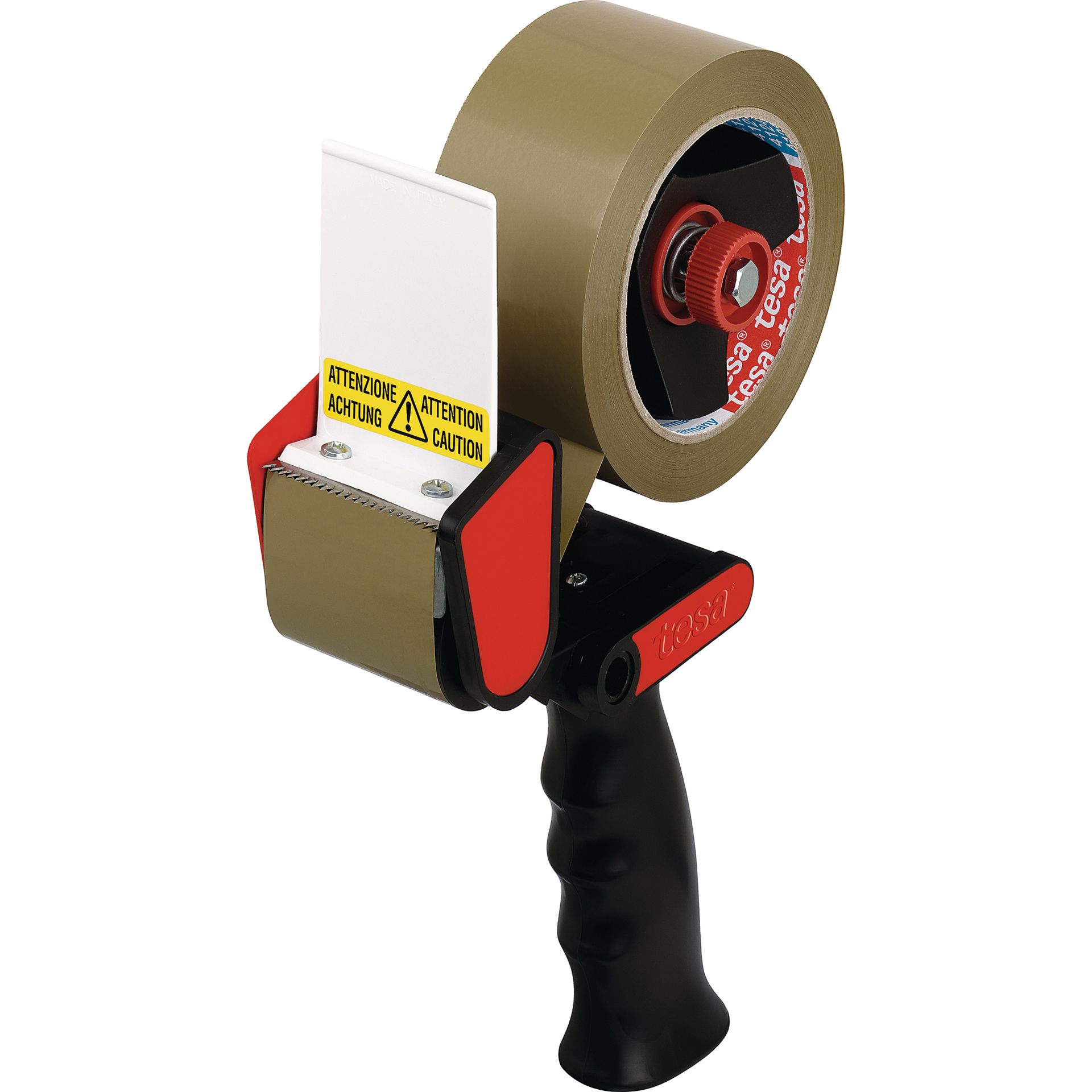 Packbandabroller tesapack schwarz/rot