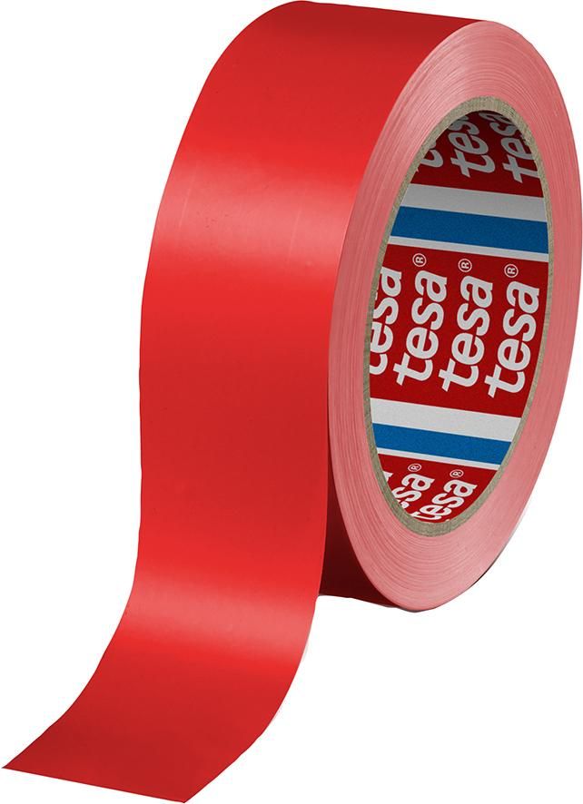Tesa 60404, PVC, rot 66m x 12mm