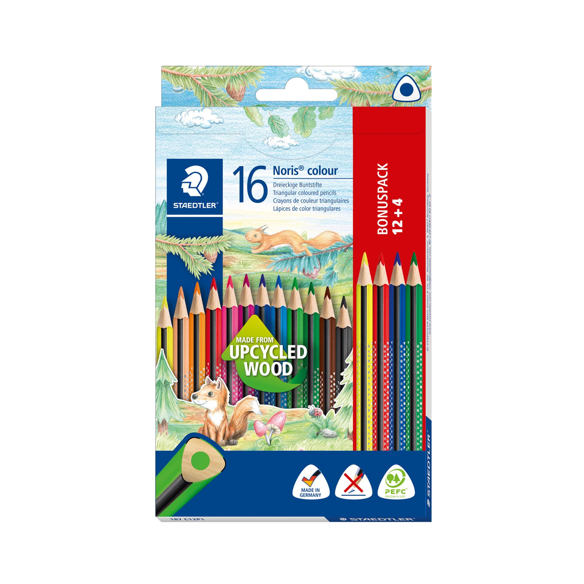 Buntstift Noris colour  sort 12+4St