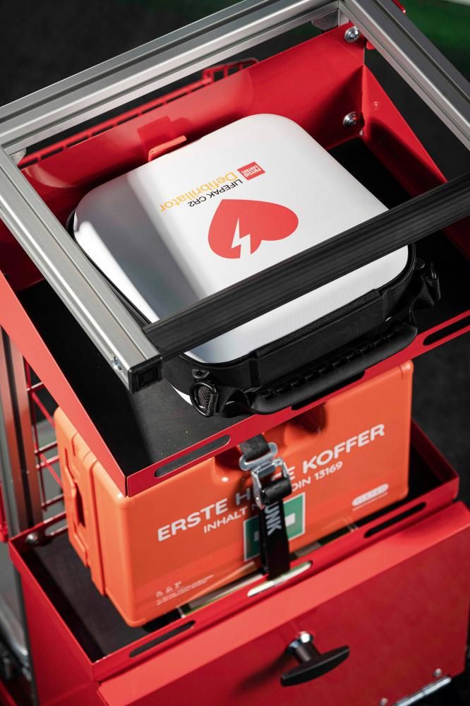 SafeCaddy "Erste Hilfe" mit Beladung SafeCaddy Erste Hilfe mit Beladung