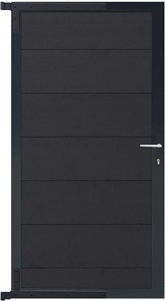 TJÖRN-Tor-Komplettset 90 x 173 cm, schiefergrau/anthrazit