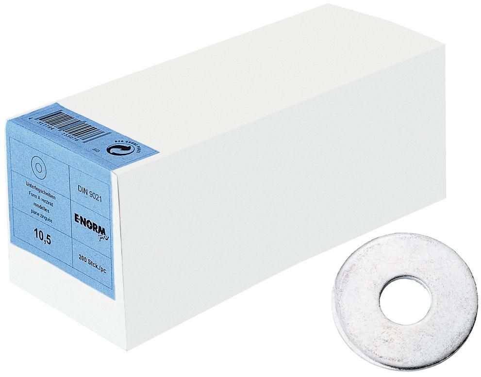 E-NORMpro DIN 9021 ST galZn 10,5 KP
