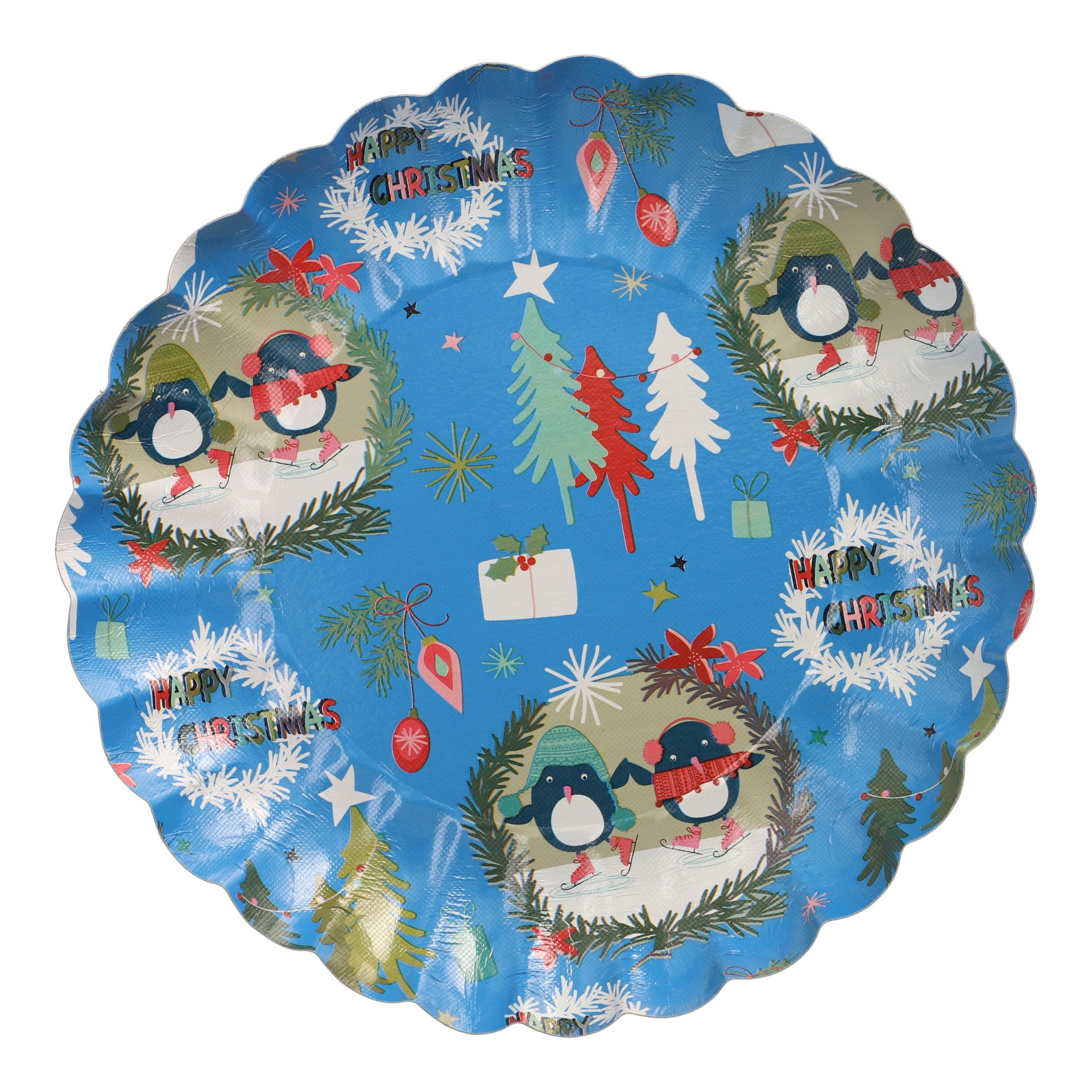 Präsentierschale Weihnachten 23cm sort 2St