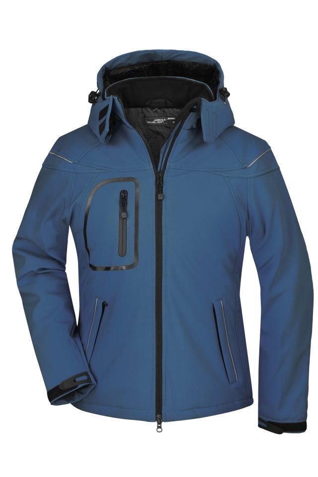 Ladies' Winter Softshell Jacket Modische Winter Softshelljacke blau, Gr. S