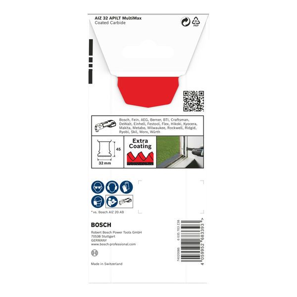 Bosch EXPERT MultiMax AIZ 32 APILT Blatt