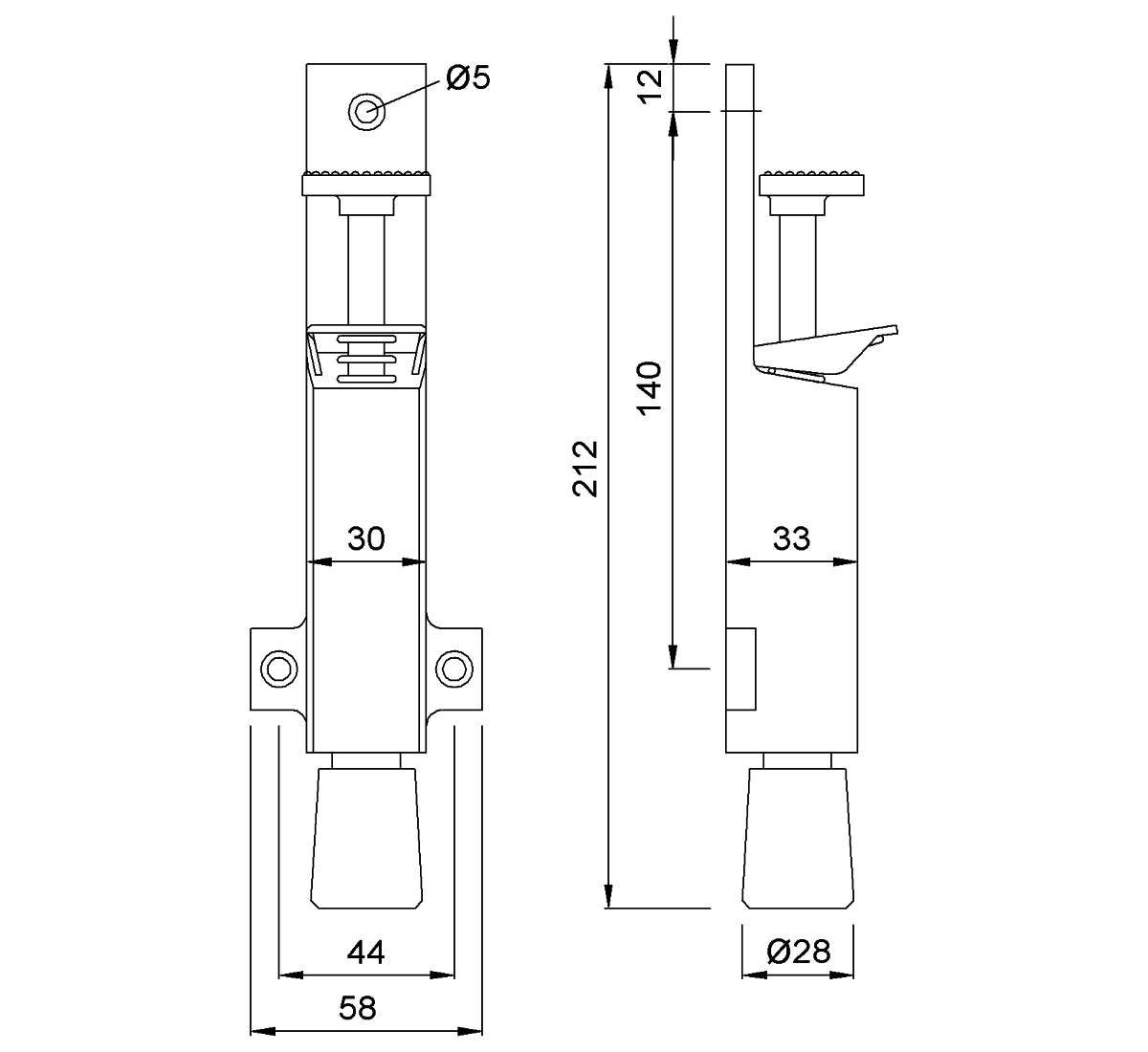 Türfeststeller 1027.31 Ev1