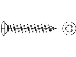 ART 88191 SPAX A 2 8 x 50/45 -T40 Pfostenschraube / CUT-Spitze A 2 S