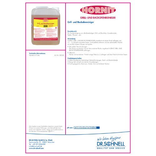 HORNIT GRILL- & BACKOFENREINIGER Kanister 5 Liter