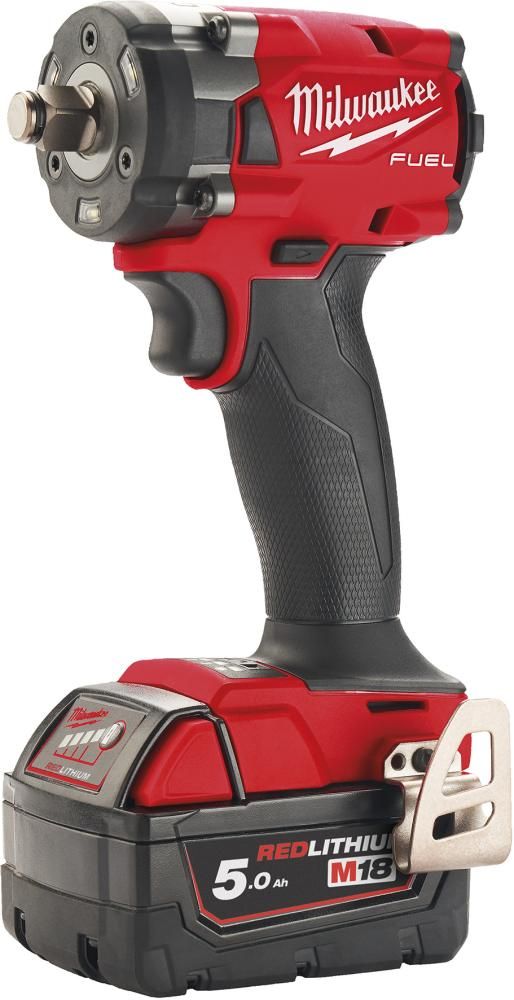 Akku-Schlagschrauber 1/2"M18FIW2F12-502X Milwaukee2x18,0V 5,0 Ah Ladegerät M12-18FC HD-Box